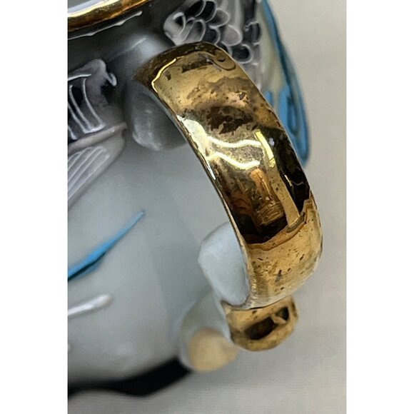 Vintage FW Woolworth Co Ucagco Dragonware Teapot Creamer and Sugar - Picture 8 of 13